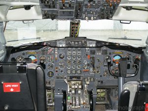 Boeing 747 Cockpit
